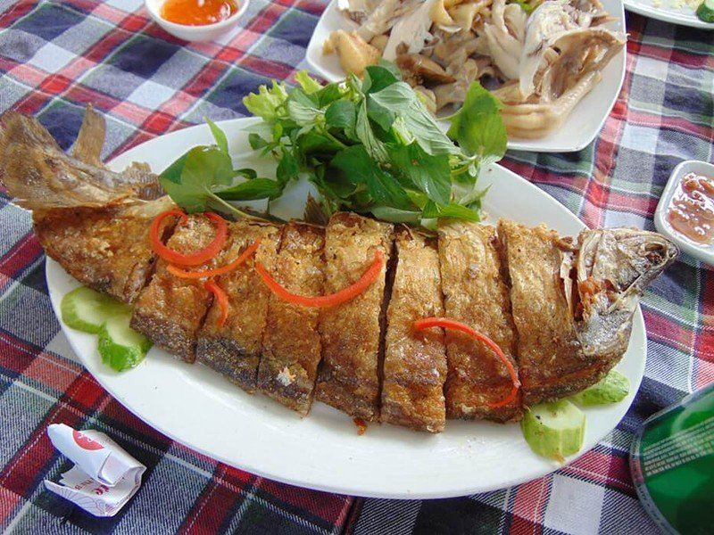 Cá thác lác rút xương chiên